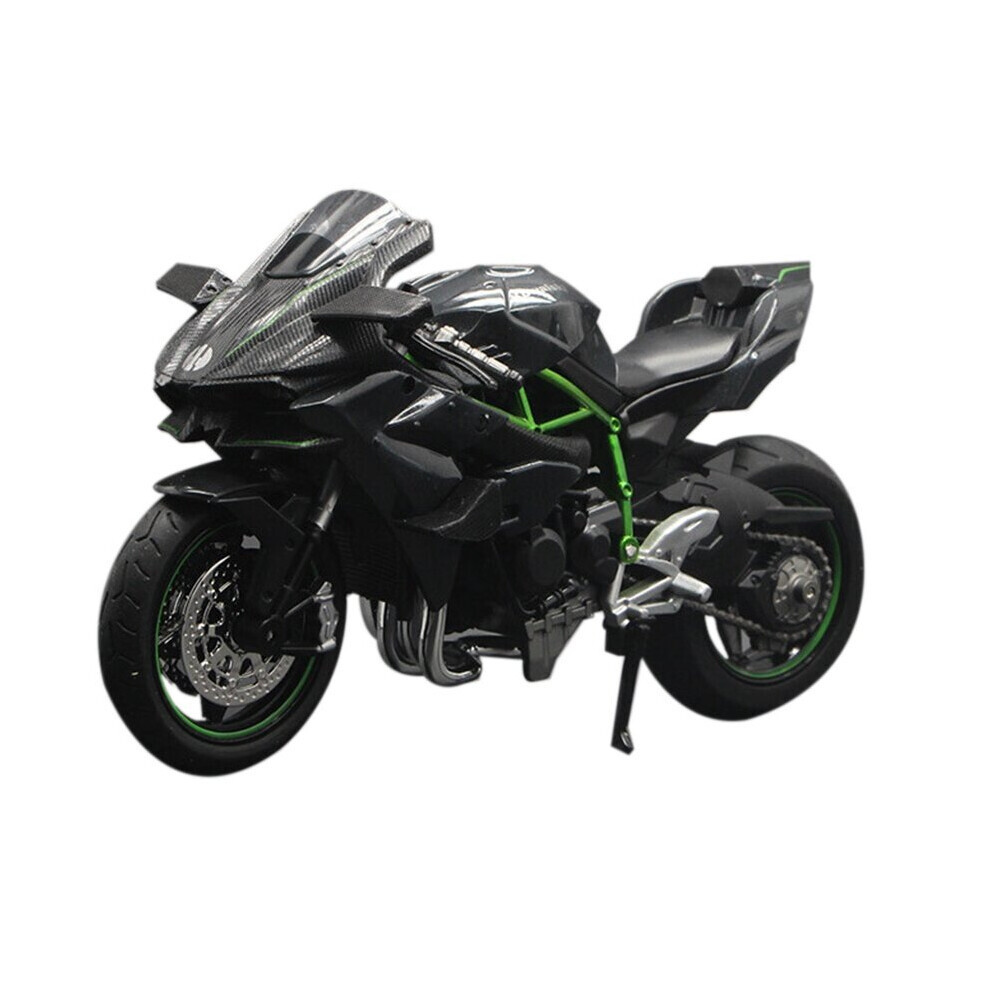 Maxpower 1:12 H2 R Motorcycle Diecast Alloy Model Toy Ninja H2r Motorbike Detachable Collection Black