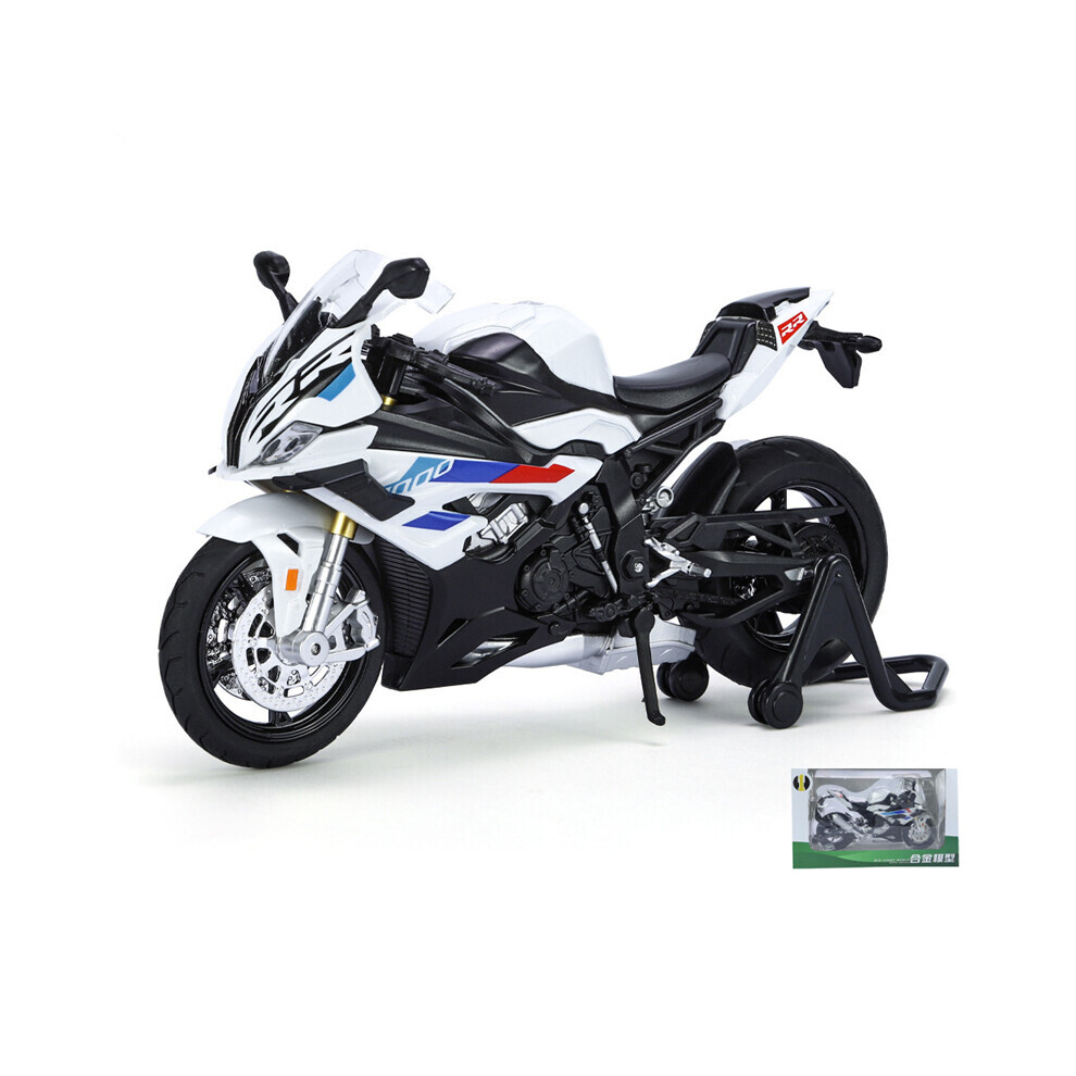 Maxpower ( Retail Box) 1:12 2023 S1000rr M Version Racing Motorcycle Model Diecast Alloy Metal White