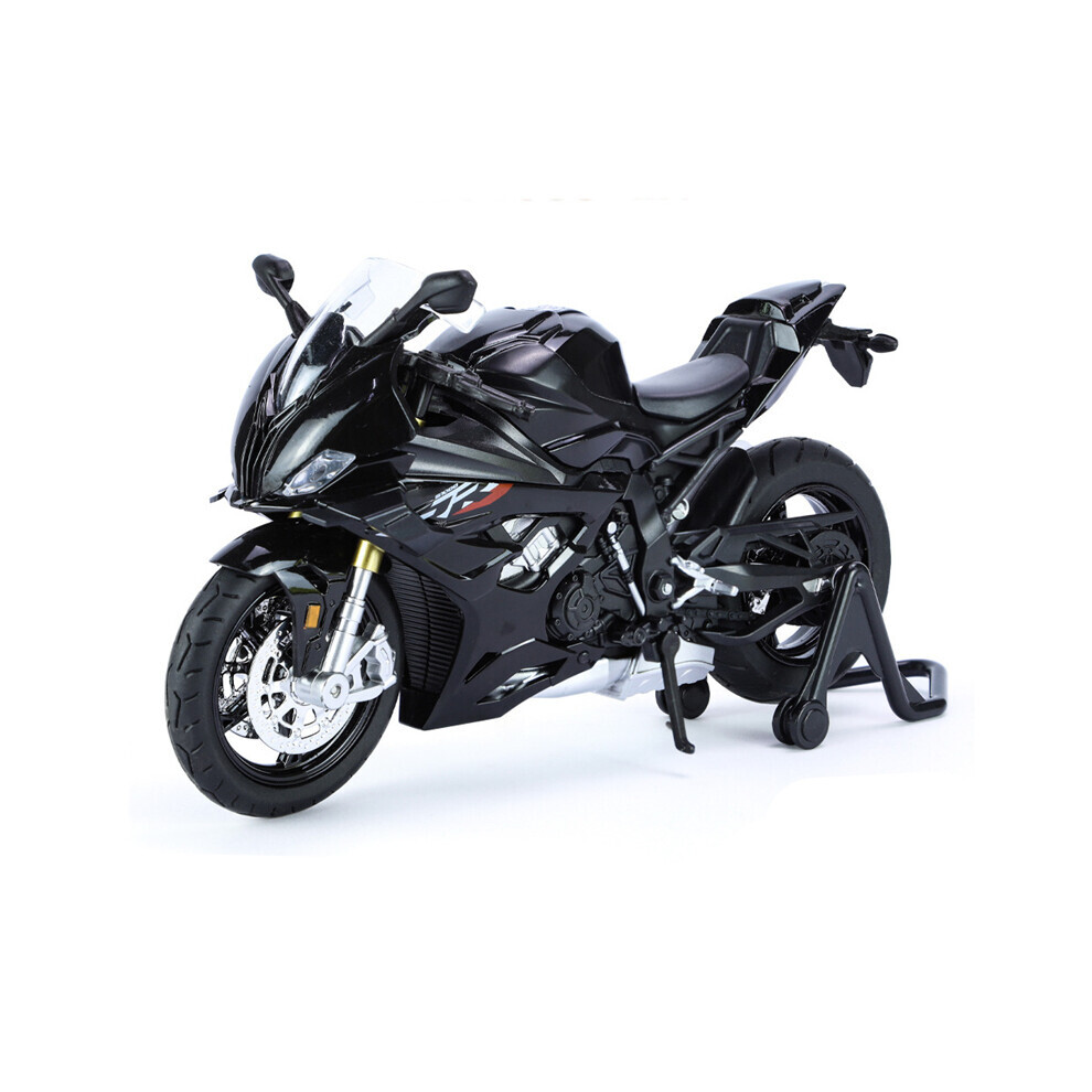 Maxpower ( Foam Box) 1:12 2023 S1000rr M Version Racing Motorcycle Model Diecast Alloy Metal Black