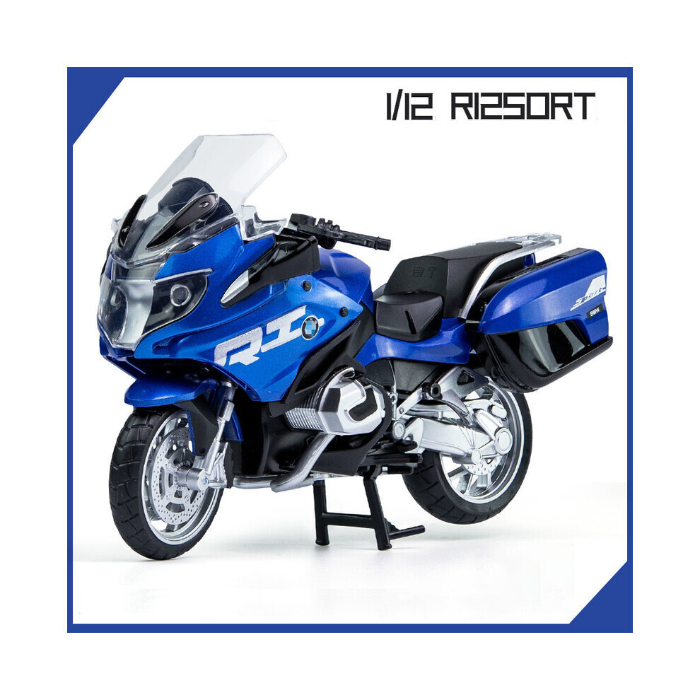 Maxpower ( No Box) 1:12 Bmw R1250rt Motorcycles Simulation Alloy Motorcycle Model Shock Absorbers Blue