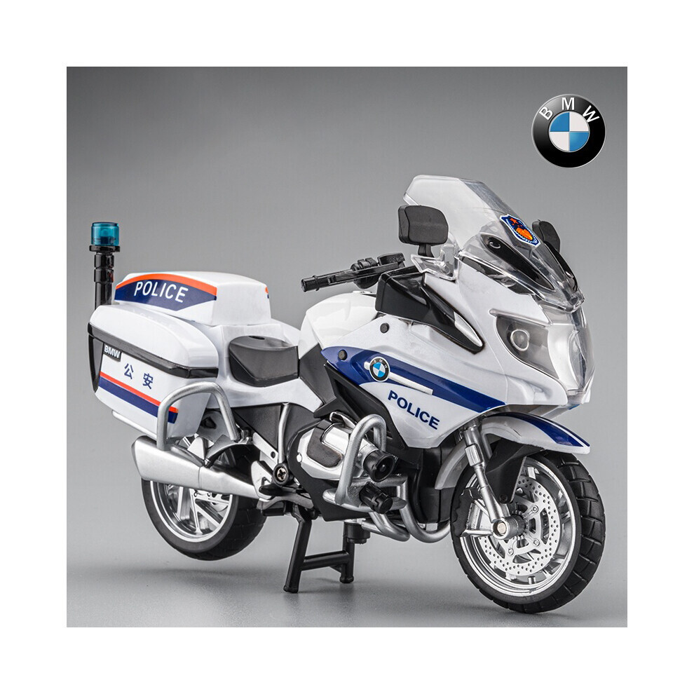 Maxpower (Police No Box) 1:12 Bmw R1250rt Motorcycles Simulation Alloy Motorcycle Model Shock Absorbers White
