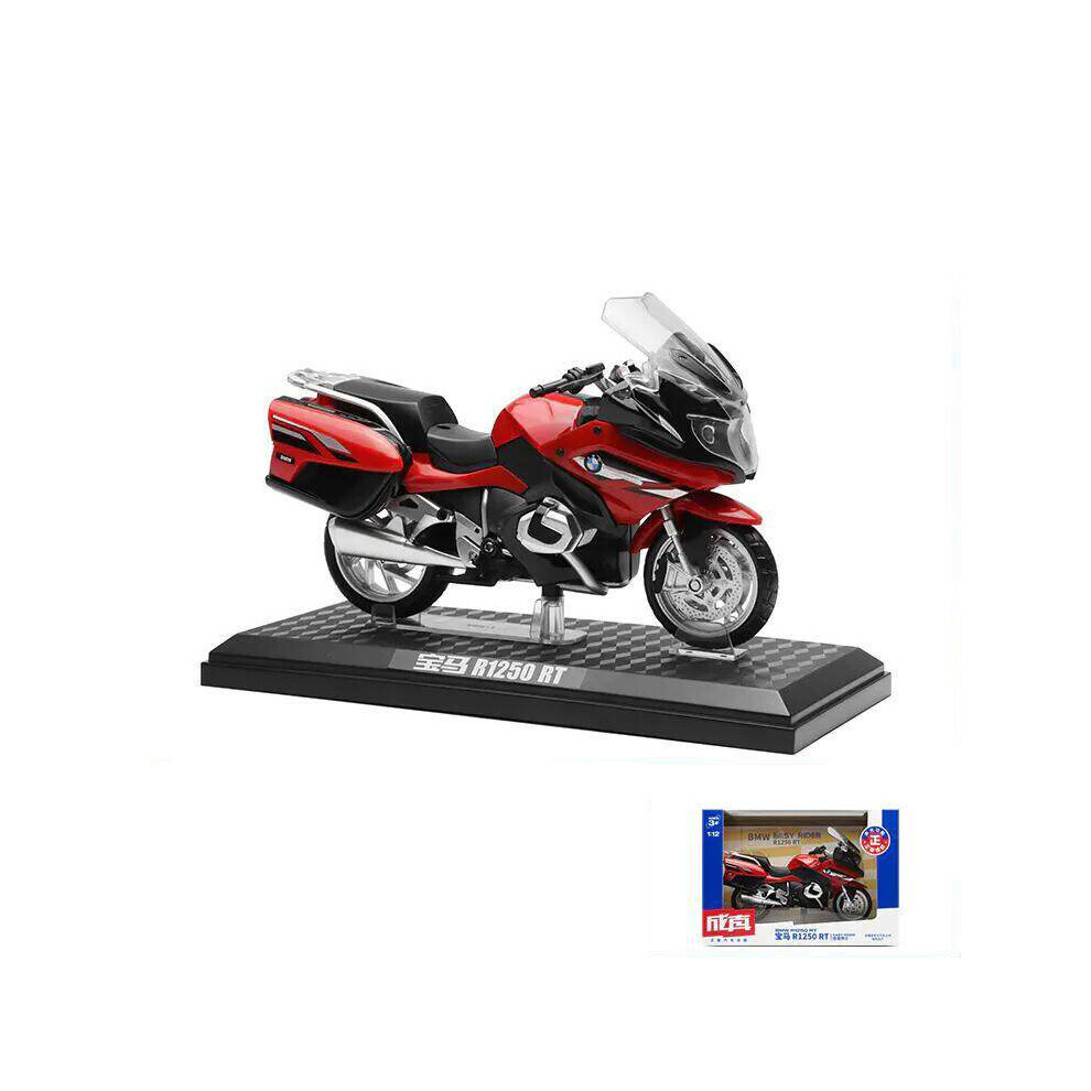 Maxpower ( With Box) 1:12 Bmw R1250rt Motorcycles Simulation Alloy Motorcycle Model Shock Absorbers Red