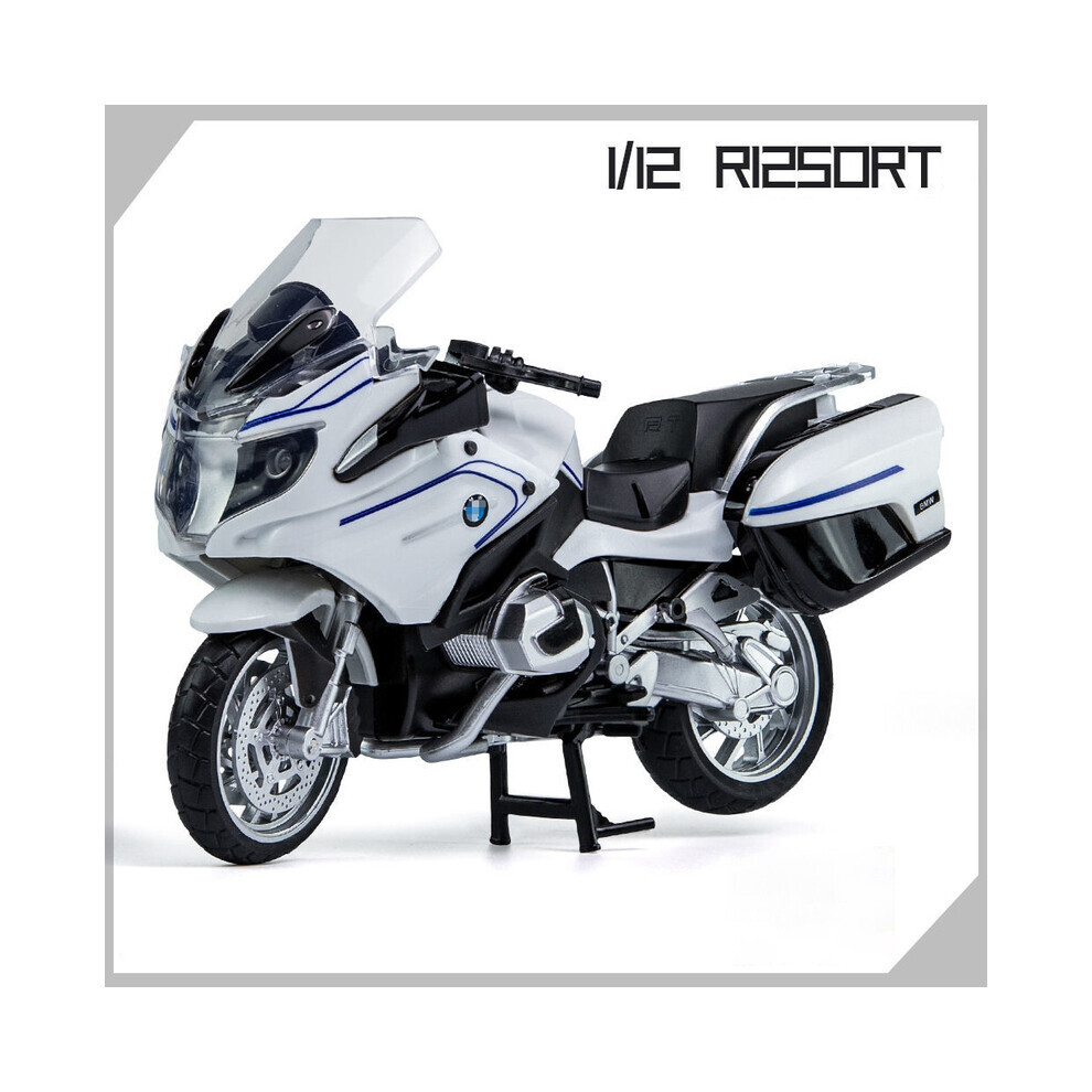 Maxpower ( No Box) 1:12 Bmw R1250rt Motorcycles Simulation Alloy Motorcycle Model Shock Absorbers White