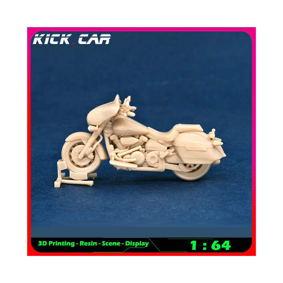Maxpower (Julio Scooter) 1/64 Motorcycle Model Car Diorama Uncolored Resin