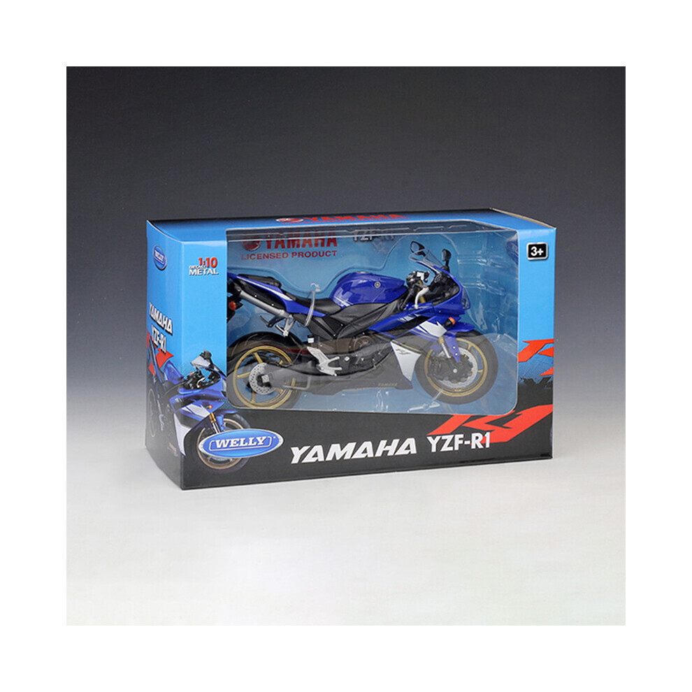 Maxpower (Yzf-R1 With Box) 1:10 Kawasaki Kx250f Alloy Motorcycle Die-Casting Racing Motorcycle Model