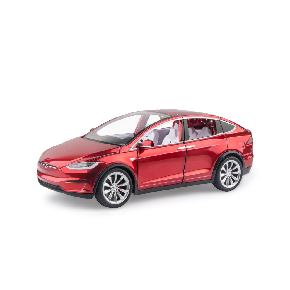 Maxpower ( No X) 1:20 Tesla Model X Alloy Car Model Diecast Metal Toy Modified Vehicles Car Model Simulation Collection Red