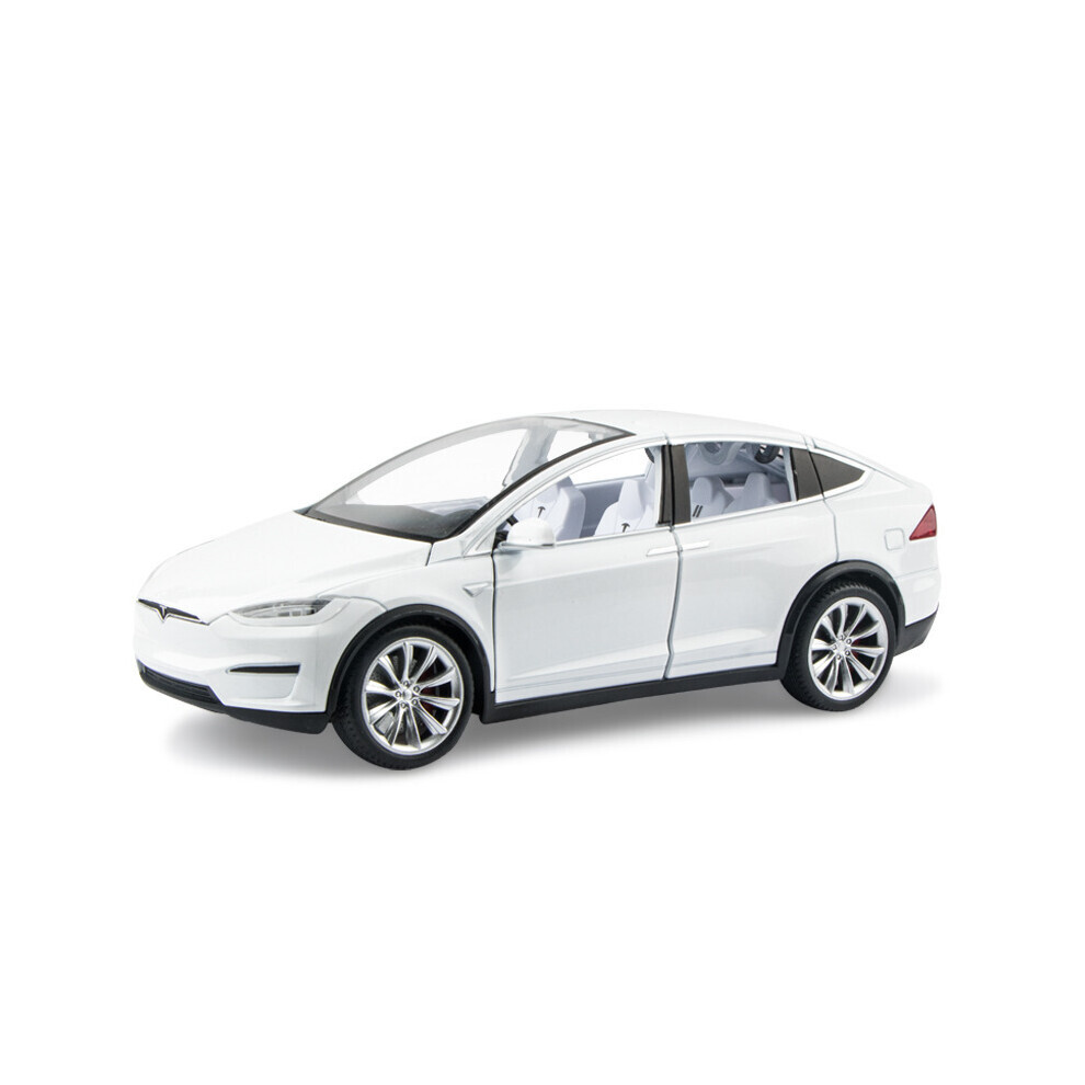 Maxpower ( No X) 1:20 Tesla Model X Alloy Car Model Diecast Metal Toy Modified Vehicles Car Model Simulation Collection White