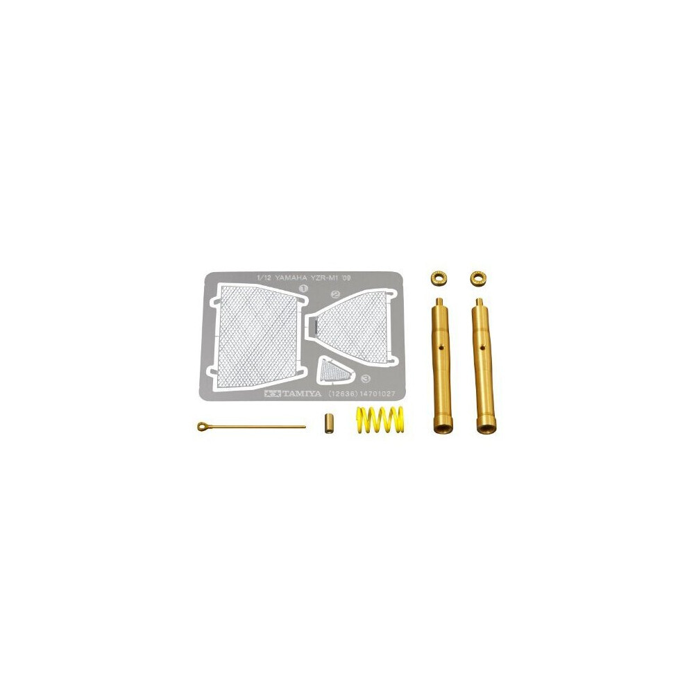 Maxpower Yamaha Yzr-M1 09 Front Fork Set - 1/12 Bike Model Kit - Tamiya 12636
