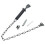 Łańcuch do drzwi Wright Products V11BL, rozmiar czarny 1