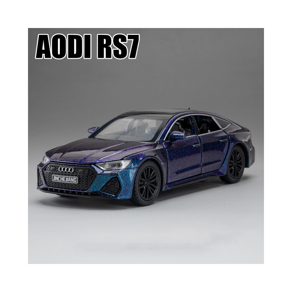 Maxpower (Purple) 1:32 Audi Rs7 Sportback Alloy Model Car Toy Diecasts Metal Casting Sound And Light Car Toys For Children