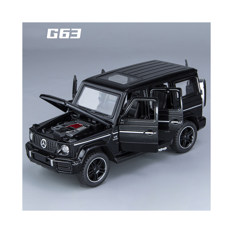(Black) 1:32 Benz G63 SUV Alloy Model Car Toy Diecasts Metal Casting Sound and Light Car Toys For Children Vehicle-image-OPC-PG9DRS2-NEW