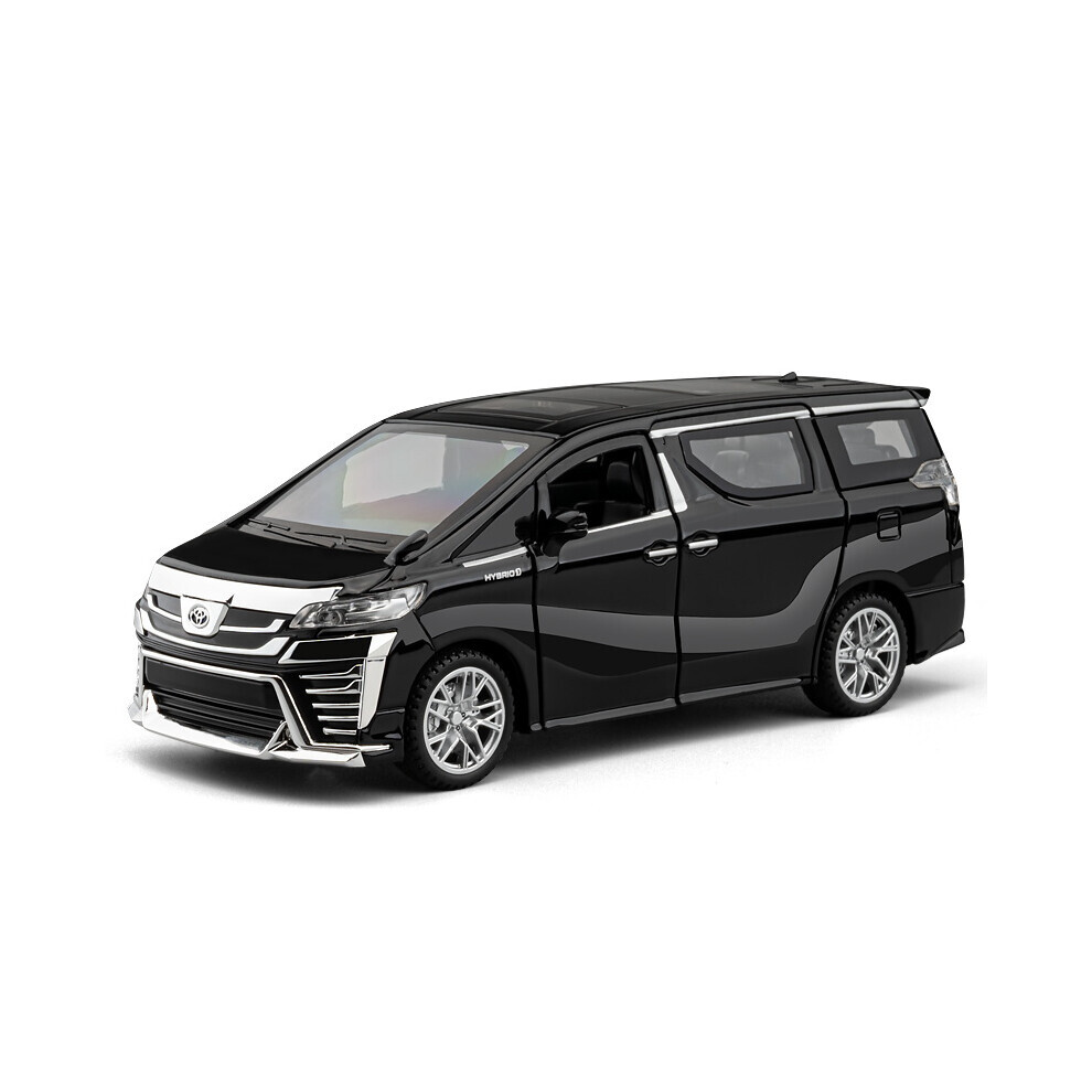 Maxpower (Vellfire ) 1:32 Toyota Vellfire Alphard Mpv Alloy Car Model Diecasts Metal Toy Vehicles Car Model Sound And Black/Light