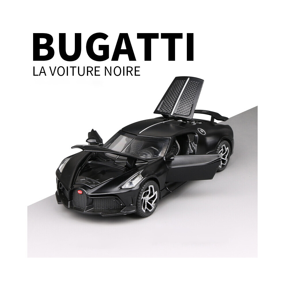 Maxpower (Matte ) 1:32 Alloy Scale Model Car Toys Bugatti La Voiture Noire Alloy Diecast Simulation Toy Vehicles Models Black