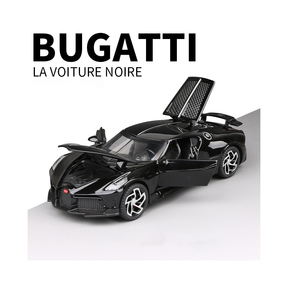 Maxpower (Bright ) 1:32 Alloy Scale Model Car Toys Bugatti La Voiture Noire Alloy Diecast Simulation Toy Vehicles Models Black