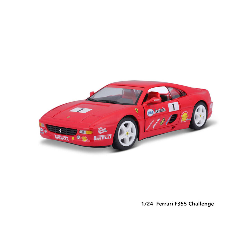 Maxpower (F355 Challenge) 1:24 Ferrari 499P Lmh Formula Racing 488 250Gto Fxxk 458 Alloy Luxury Vehicle Diecast Cars Model Toy