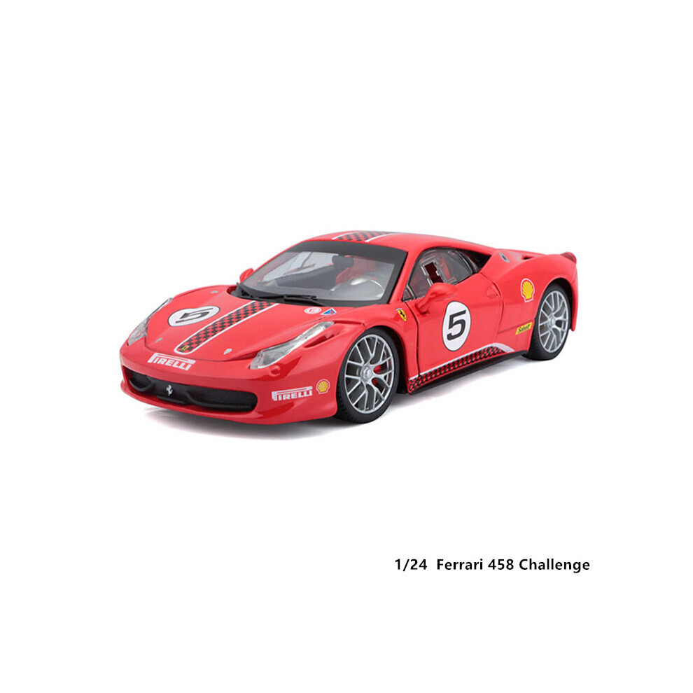 Maxpower (458 Challlenge) 1:24 Ferrari 499P Lmh Formula Racing 488 250Gto Fxxk 458 Alloy Luxury Vehicle Diecast Cars Model Toy