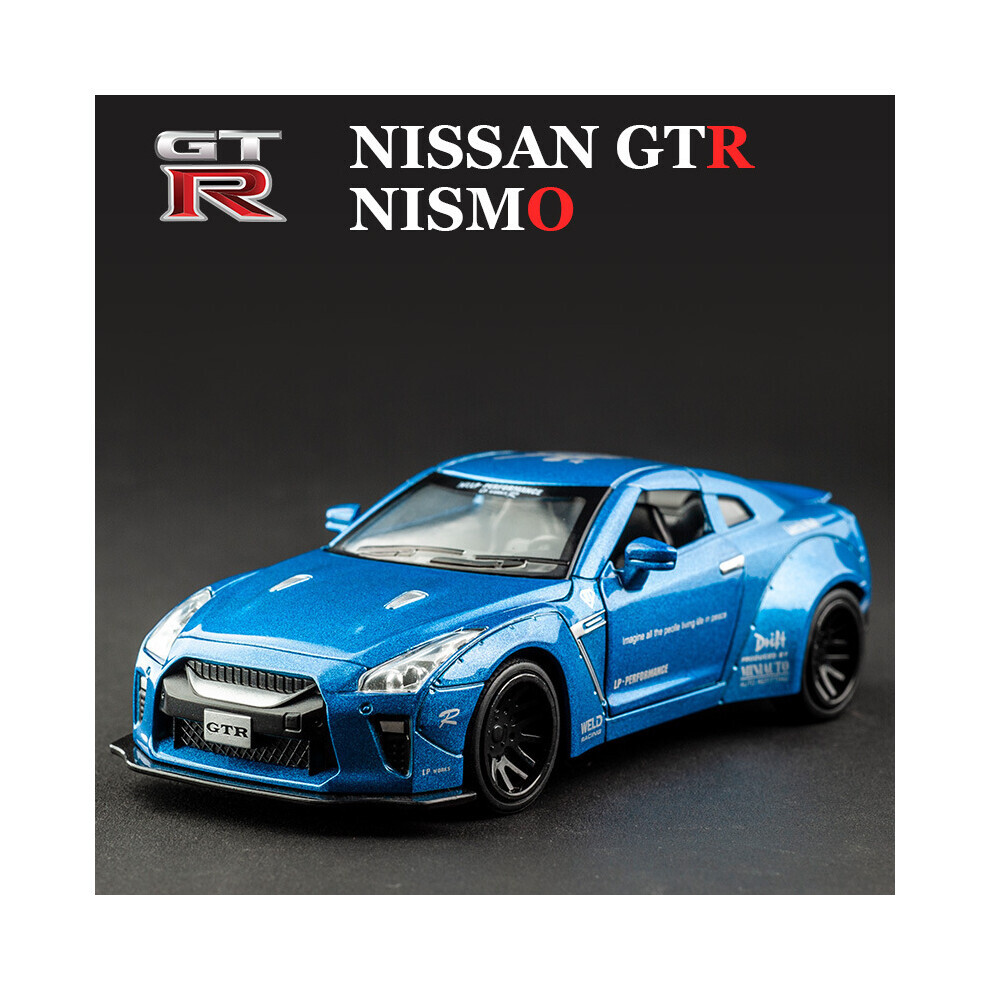 Maxpower (R35 Blue) 1:32 Nissan Gtr Gt-R R35 R34 Supercar Alloy Car Model Diecasts & Toy Vehicles Toy Cars Kid Toys For
