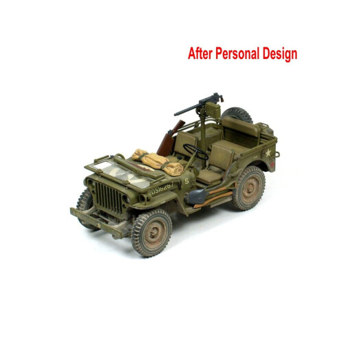 1:35 Scale Assembly Car Model World War II American Willys Jeep Model 1