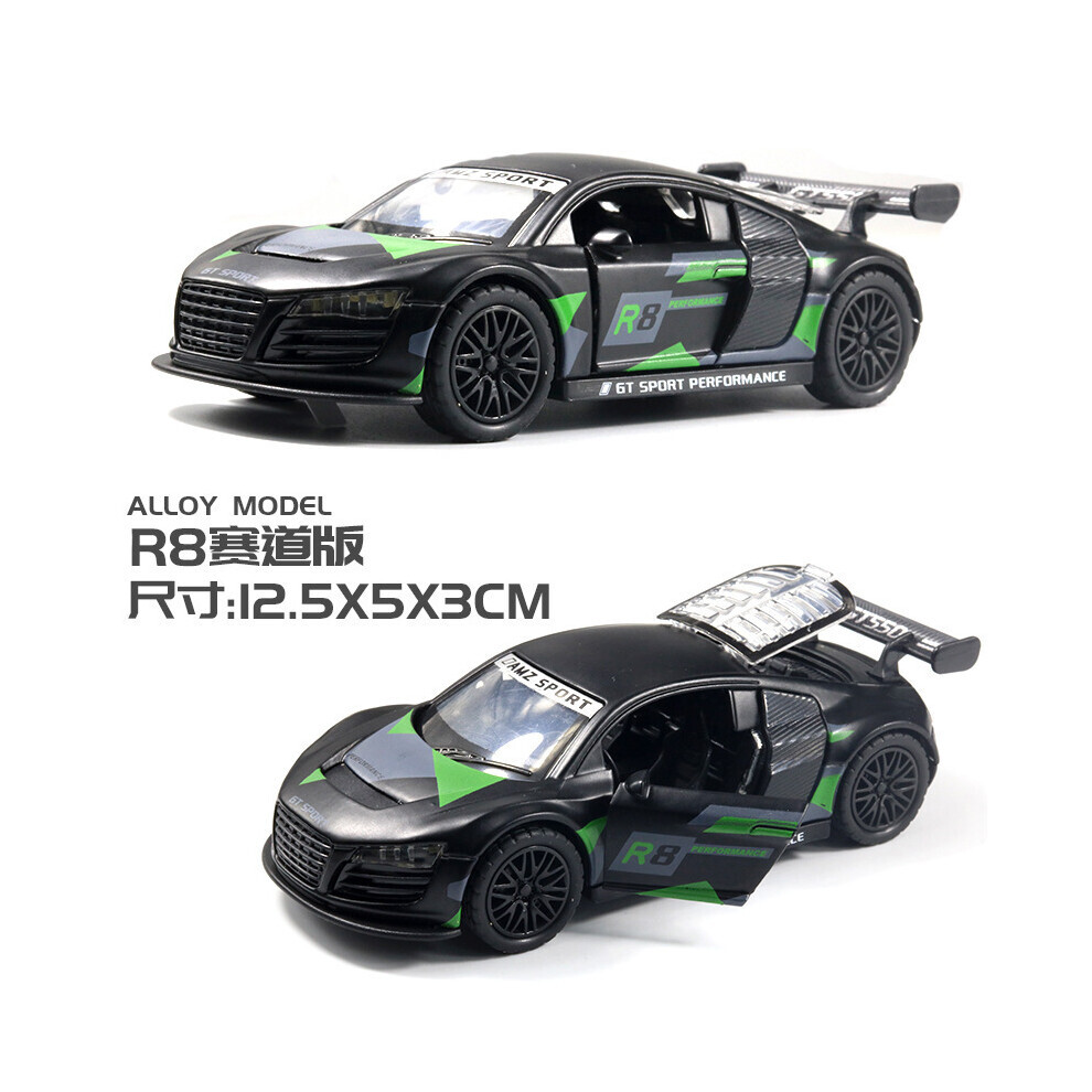 Maxpower (Aohei ) 1:36 Diecast Alloy Car Model Children's Toy Car Open The Door Decoration Cool Racing Car Boy Toys Gift Green