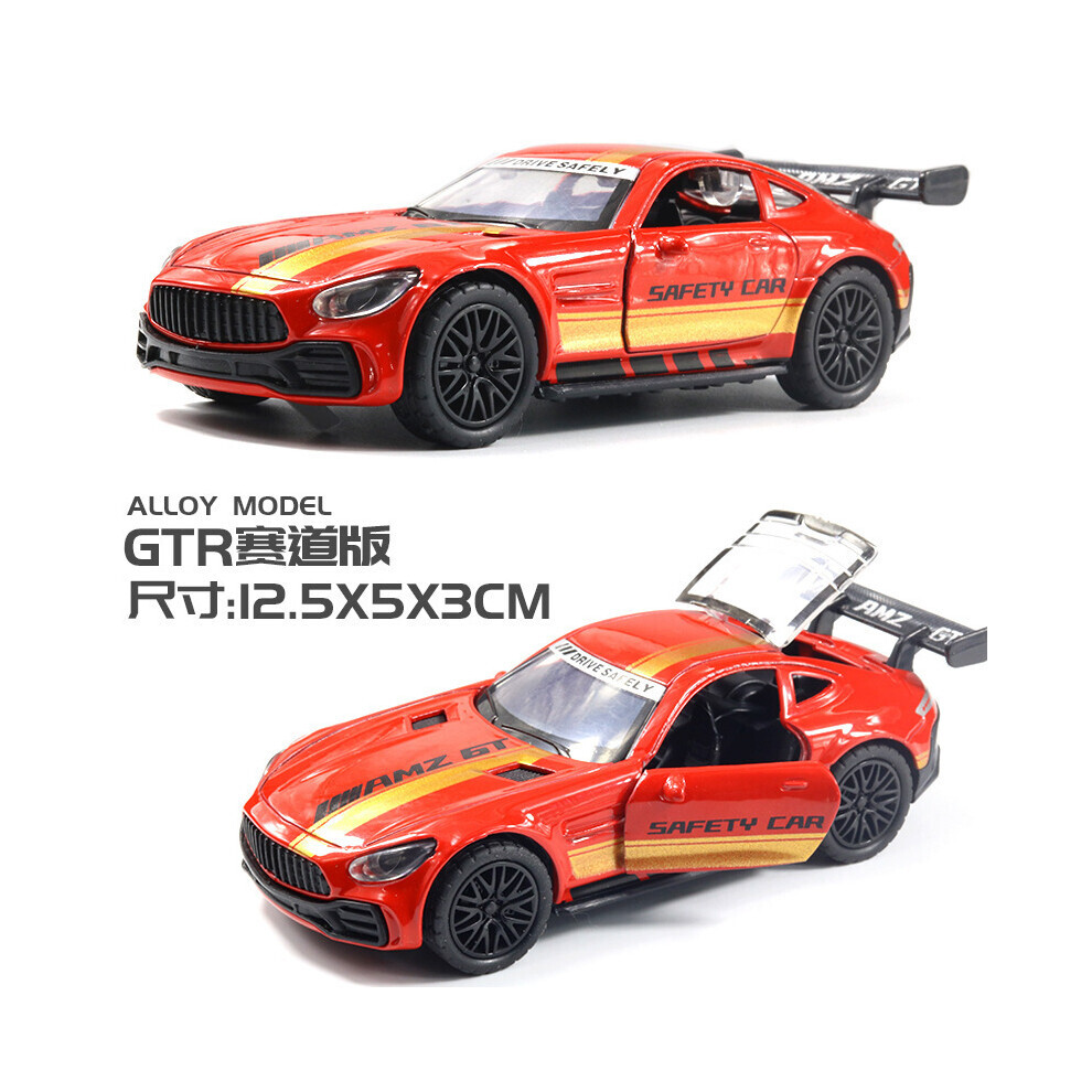 Maxpower ( And Yellow) 1:36 Diecast Alloy Car Model Children's Toy Car Open The Door Decoration Cool Racing Car Boy Toys Gift Red/Yellow