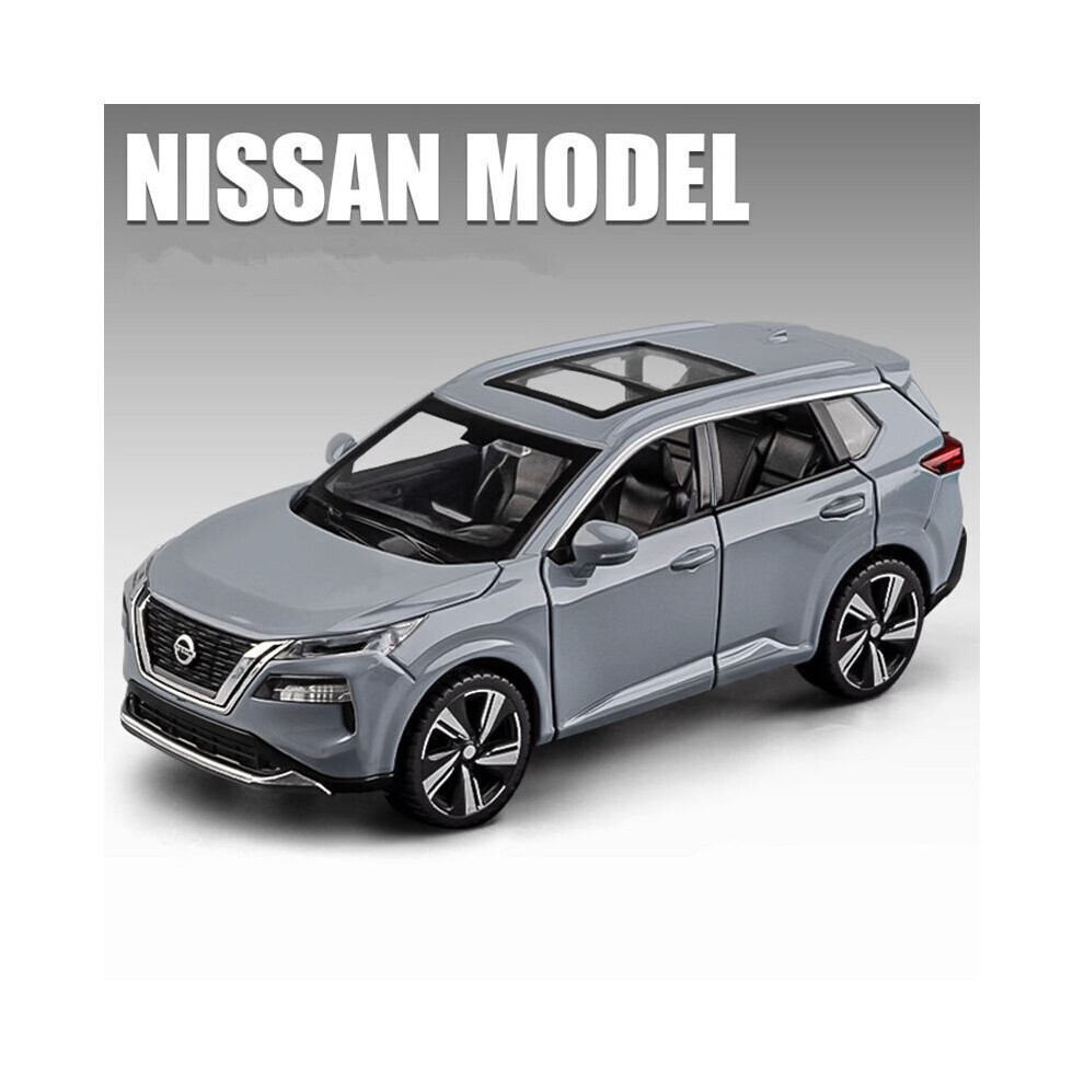 Photos - Toy Car MAXPOWER  1:32 Nissan X-TRAIL SUV Alloy Car Model Diecast Metal Toy Off-road Vehicles Car Model Simulation Sound (Gray)
