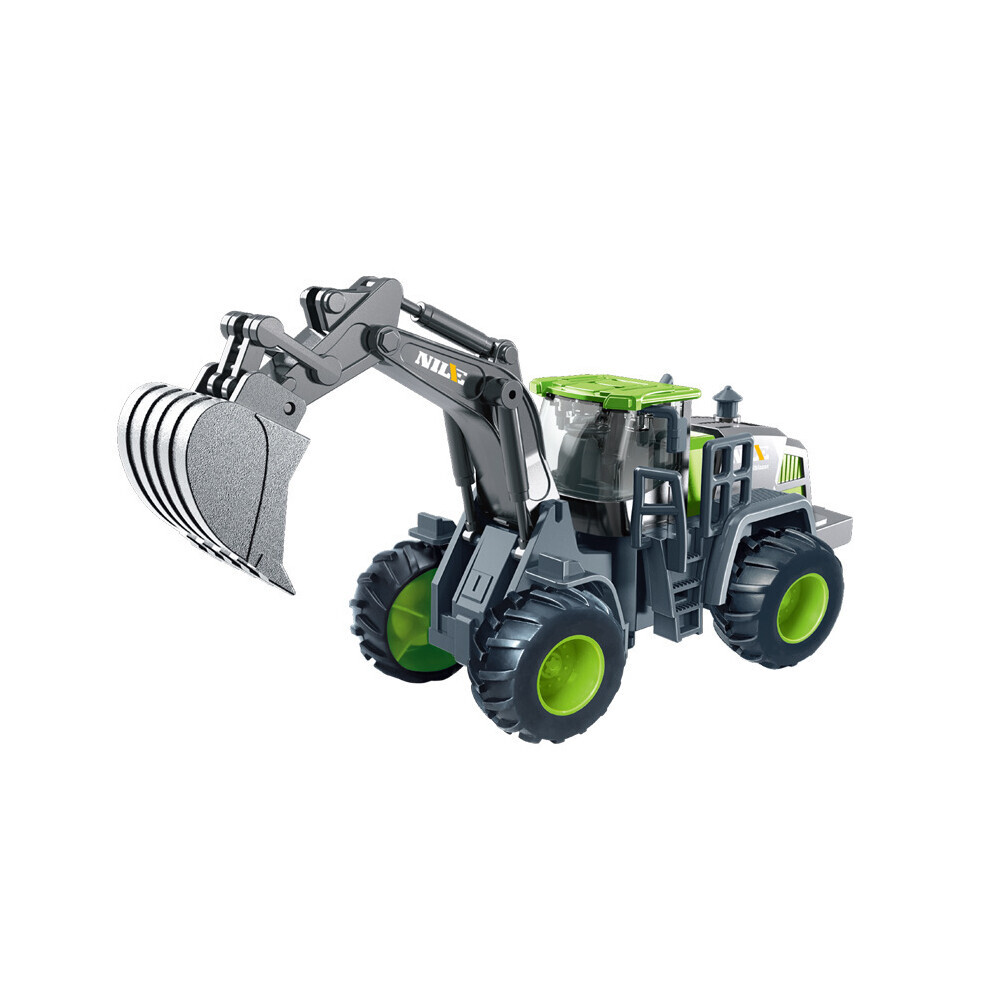 Maxpower (Excavator) 1: 50 Simulation Alloy Head Children's Engineering Vehicle Toy Excavator Crane Model Truck Car Toys