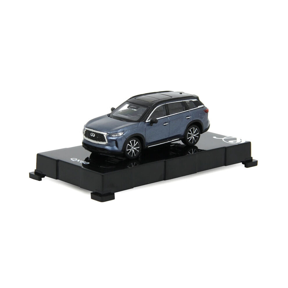 (QX60 Blue) 1:64 Scale Nissan Patrol 1998 Y61 Car Model 1:64 Metal Diecast Miniature Ariya X-trail Q50S Q70L QX70S-image-OPC-PG9DSFH-NEW
