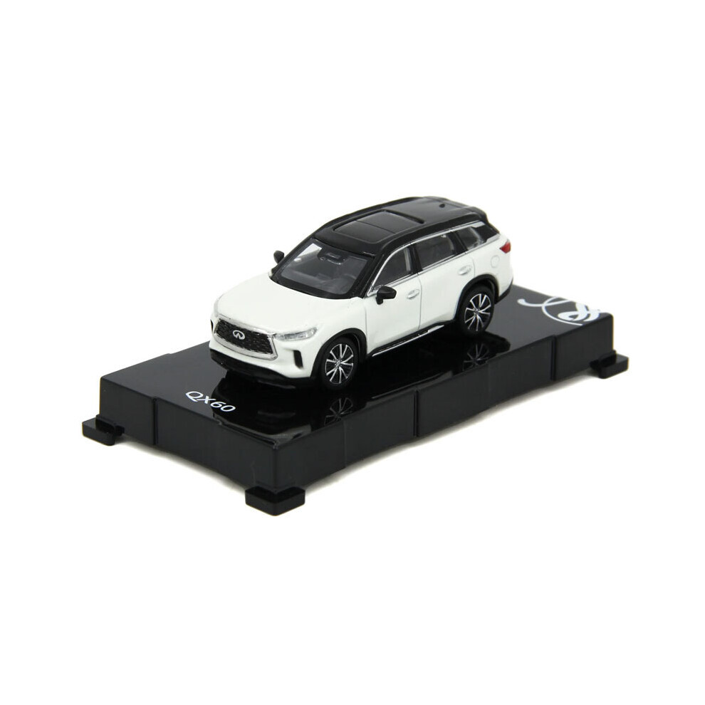 (QX60 White) 1:64 Scale Nissan Patrol 1998 Y61 Car Model 1:64 Metal Diecast Miniature Ariya X-trail Q50S Q70L QX70S-image-OPC-PG9DSFK-NEW