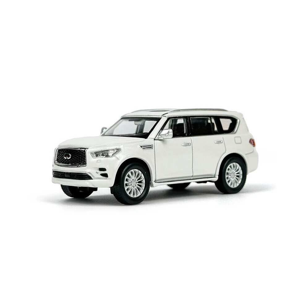(QX80 White) 1:64 Scale Nissan Patrol 1998 Y61 Car Model 1:64 Metal Diecast Miniature Ariya X-trail Q50S Q70L QX70S-image-OPC-PG9DSFS-NEW