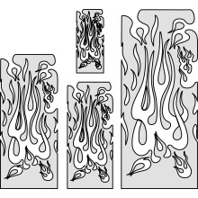 abl ny pre airbrush od Artool, Freehand Flame Master, Multiple