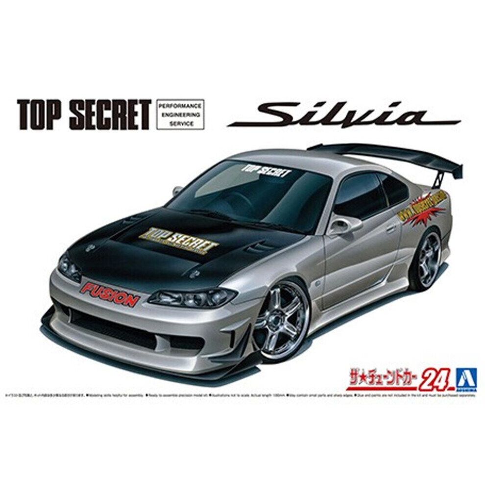 Maxpower Aoshima 05874 Top Secret S15 Nissan Silvia '99 1:24 Model Kit