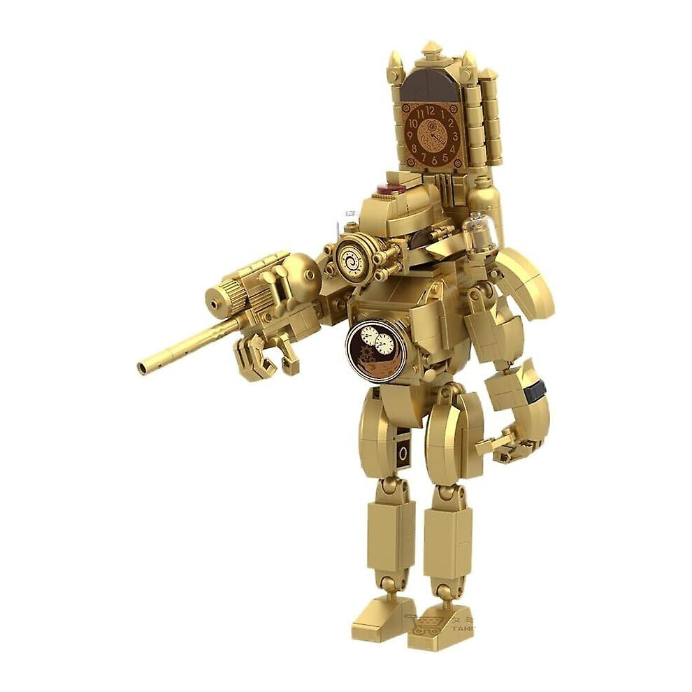 Maxpower Clock Man Skibidi Toilet Toy Building Blocks, Titan Clock Man Building Blocks, Titan Clock Man Figure Toy, Titan Photographer