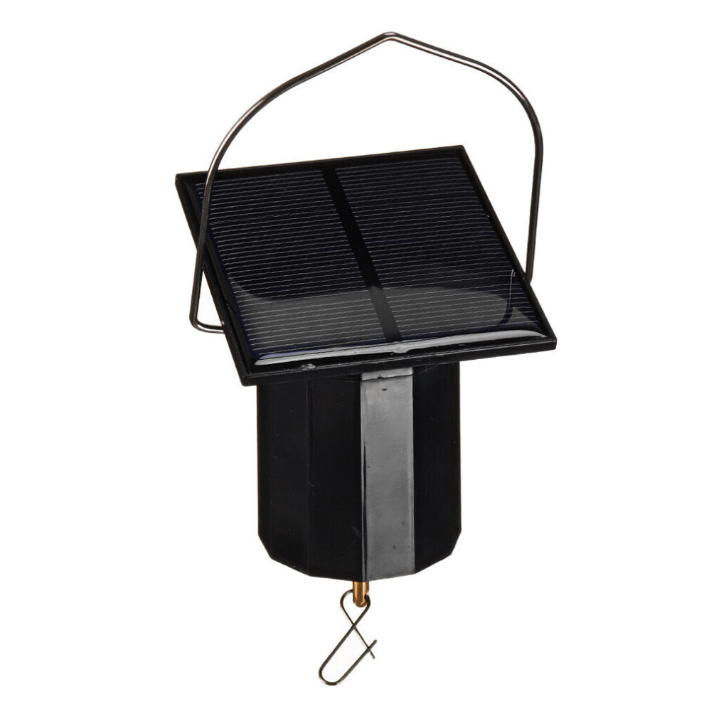 Maxpower Solar Motor Wind Spinner Motor Hanging Display Rotating Motor Solar Energy Rotatable Hook For Wind Chimes