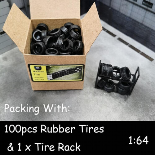 Model Car Rubber Tire Display Collection Metal Car Display Tools 3 Size Version Selection 1:64, 1:43, 1:32 2