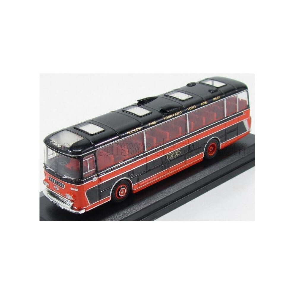 Maxpower Oxford Models Plaxton Panorama Autobus Cotters Tours Glasgow C2 1968 1:76 Black/Orange