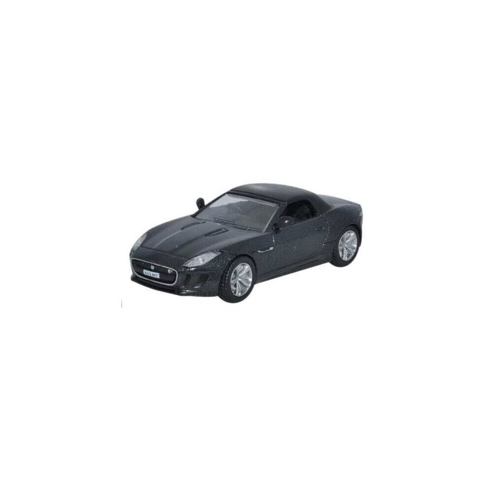 Maxpower Oxford Diecast 76Ftyp004 Jaguar F Type Stratus Grey