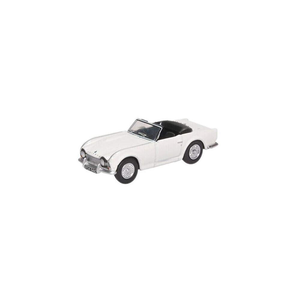 Maxpower Oxford Diecast 76Tr4003 Triumph Tr4 New White