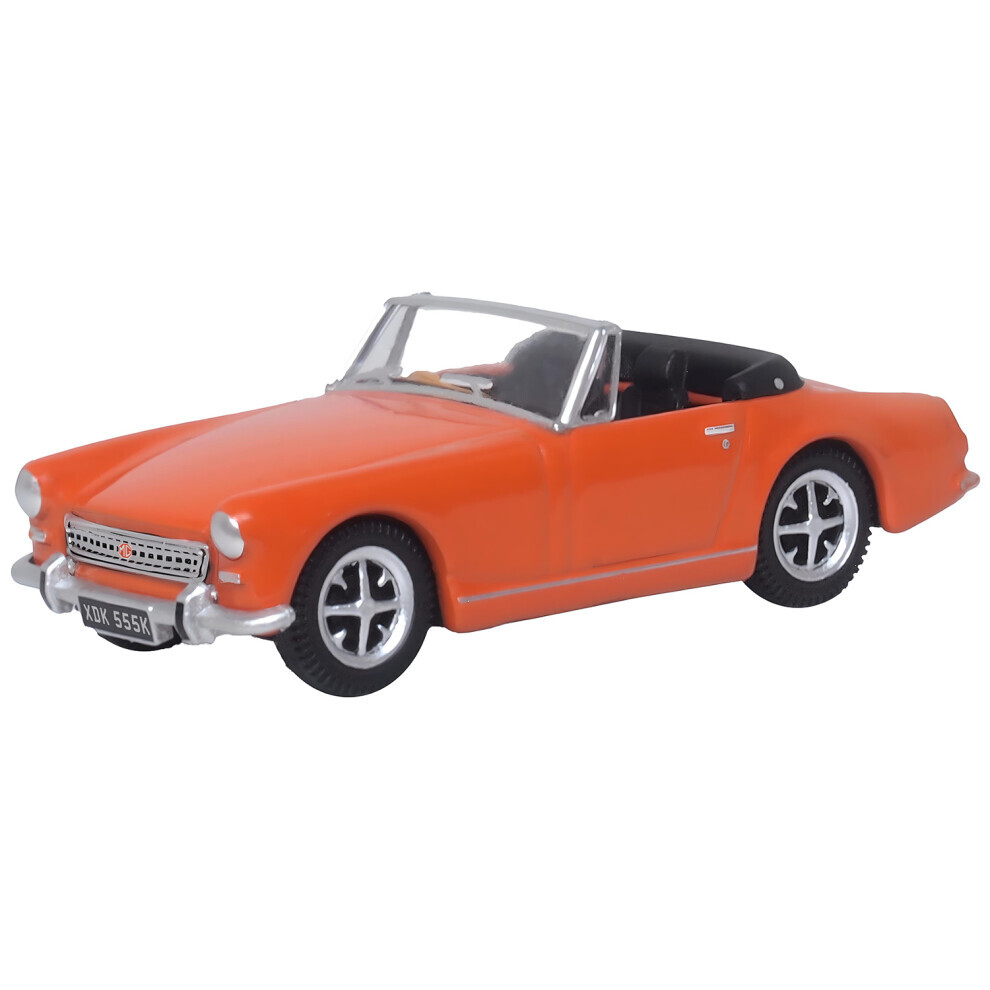 Maxpower Oxford Diecast Mg Midget Mkiii Blaze Orange Oo Gauge 76Mgm001