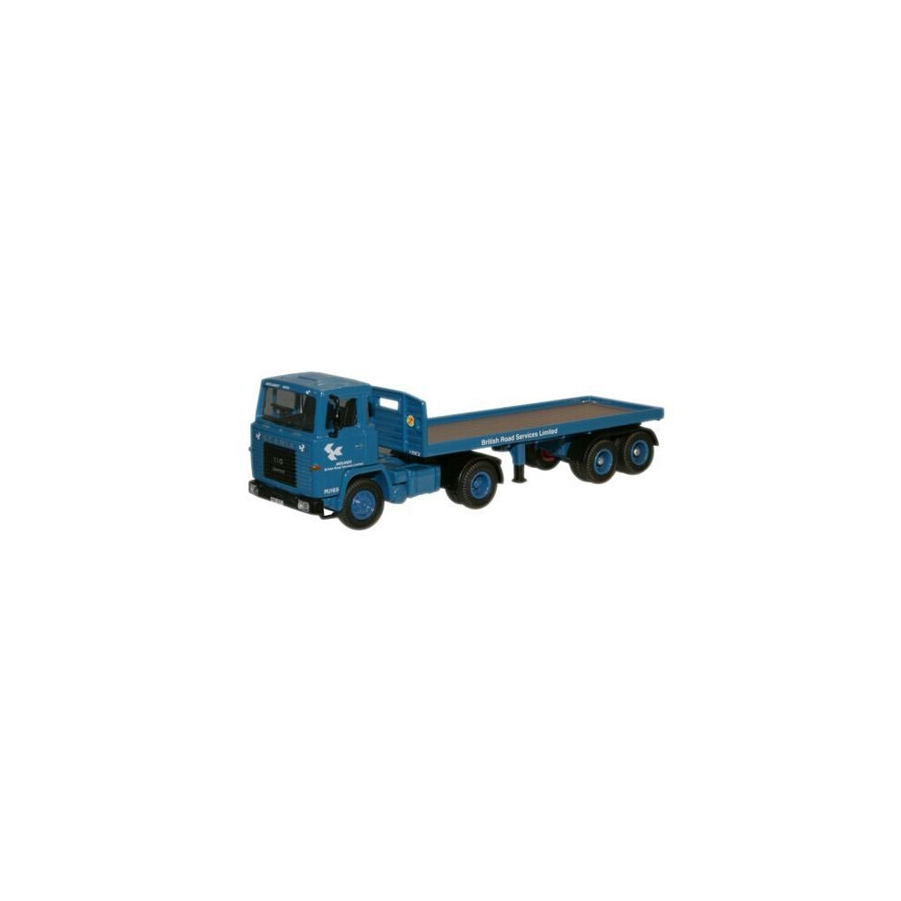 Maxpower Oxford Diecast Scania 110 Flatbed Brs