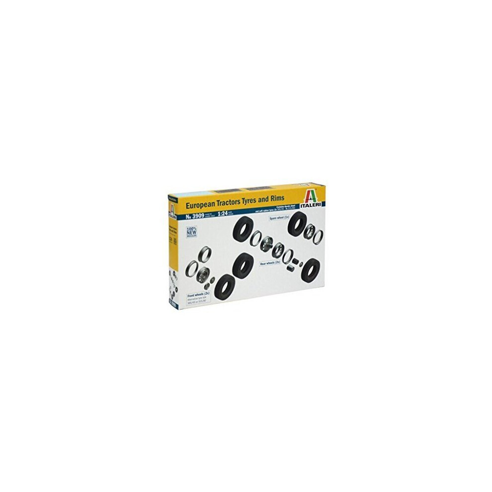Maxpower European Tyres And Rims - Trucks & Trailers 1:24 - Italeri 3909