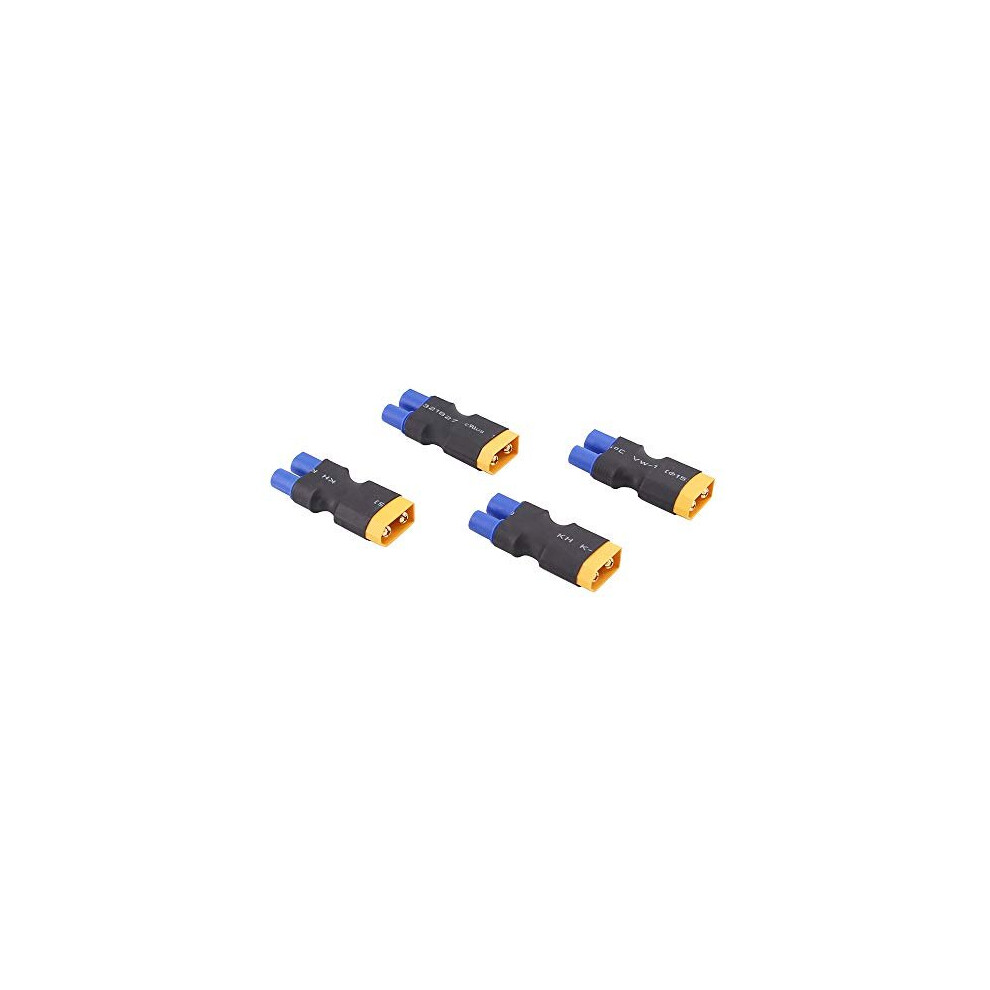 4Pcs Male Xt60/Xt-60 To Female Ec3 Connector Adapter For Turnigy Crawler 8Ight 9190758400533