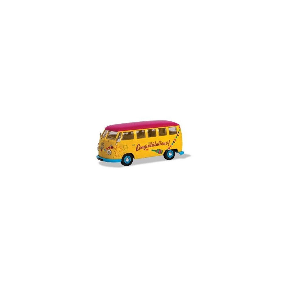 Maxpower Corgi Volkswagen Campervan Congratulations - 1:43
