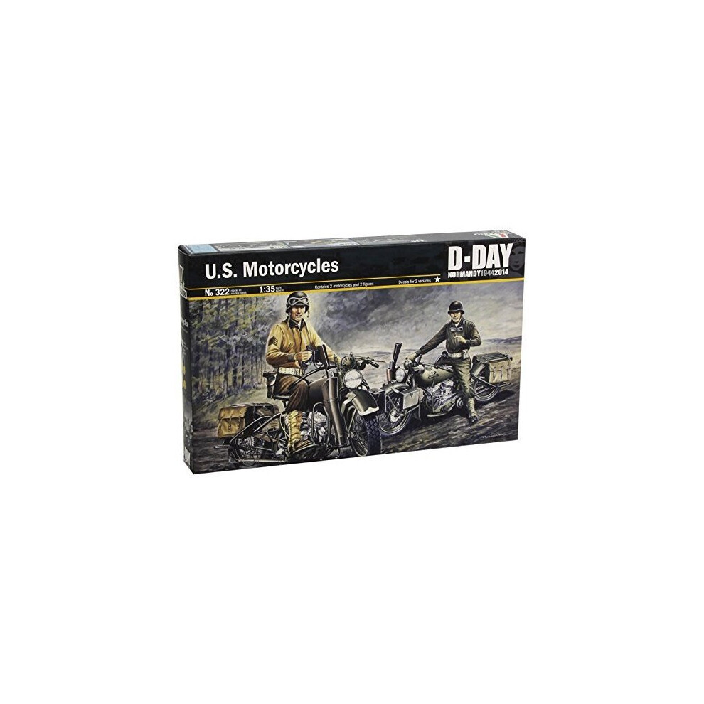 Maxpower U.s. Motorcycles Ww2 - Military Vehicles 1:35 - Italeri 322