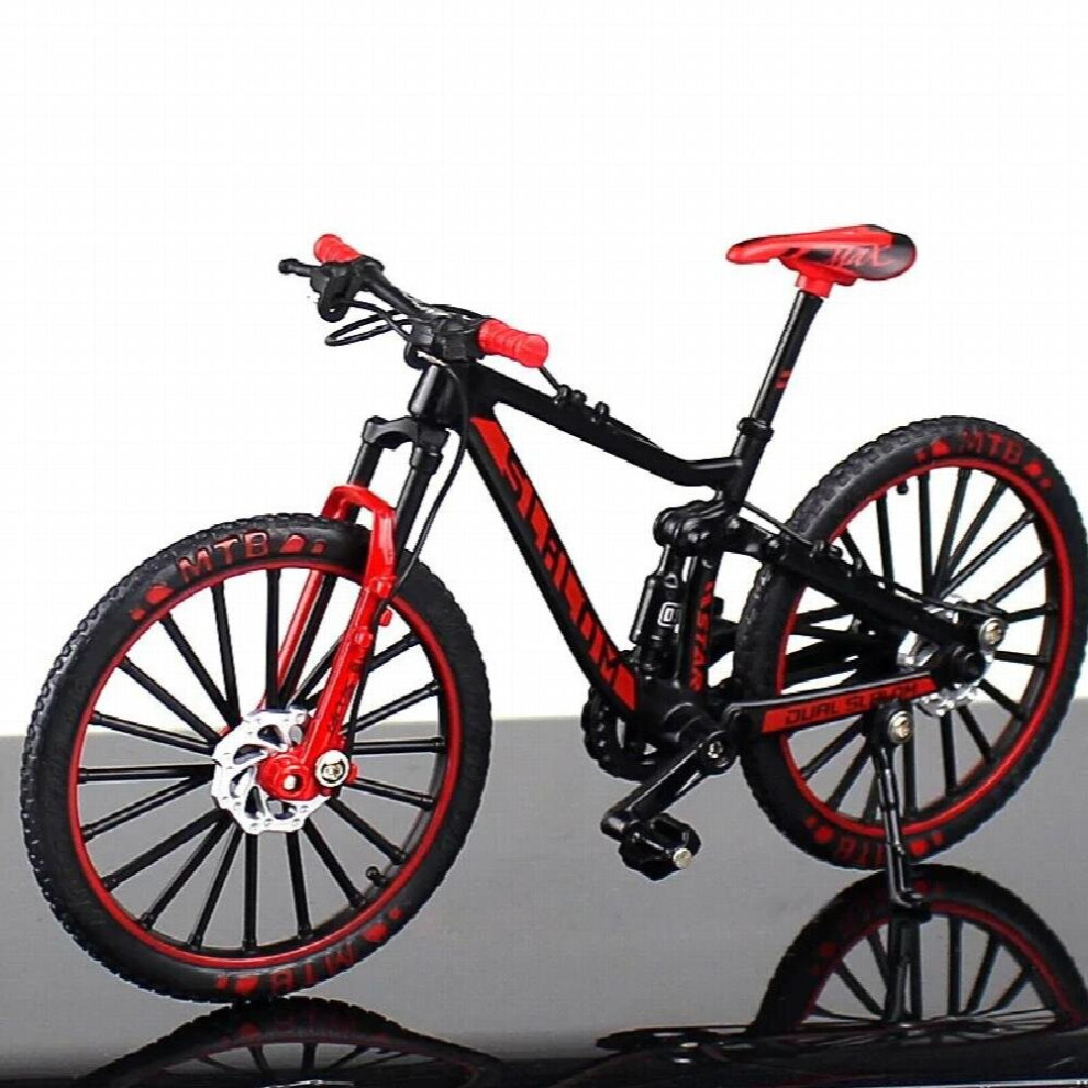 Maxpower Crazy Magic Finger Bike Alloy Bicycle Model 1:10 Simulation Bicycle Bend Road Mini Racing Toys Adult Collection Movable
