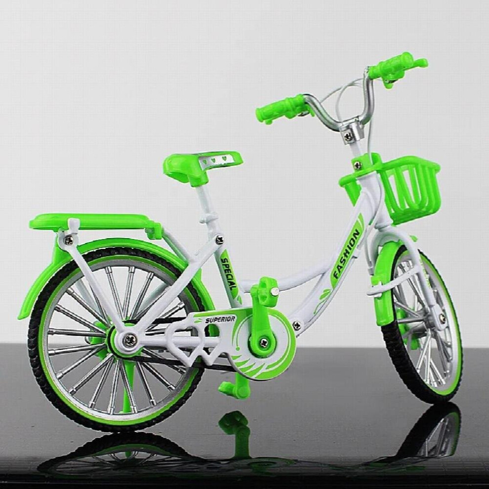 Maxpower Crazy Magic Finger Bike Alloy Bicycle Model 1:10 Simulation Bicycle Bend Road Mini Racing Toys Adult Collection Home Furnishing