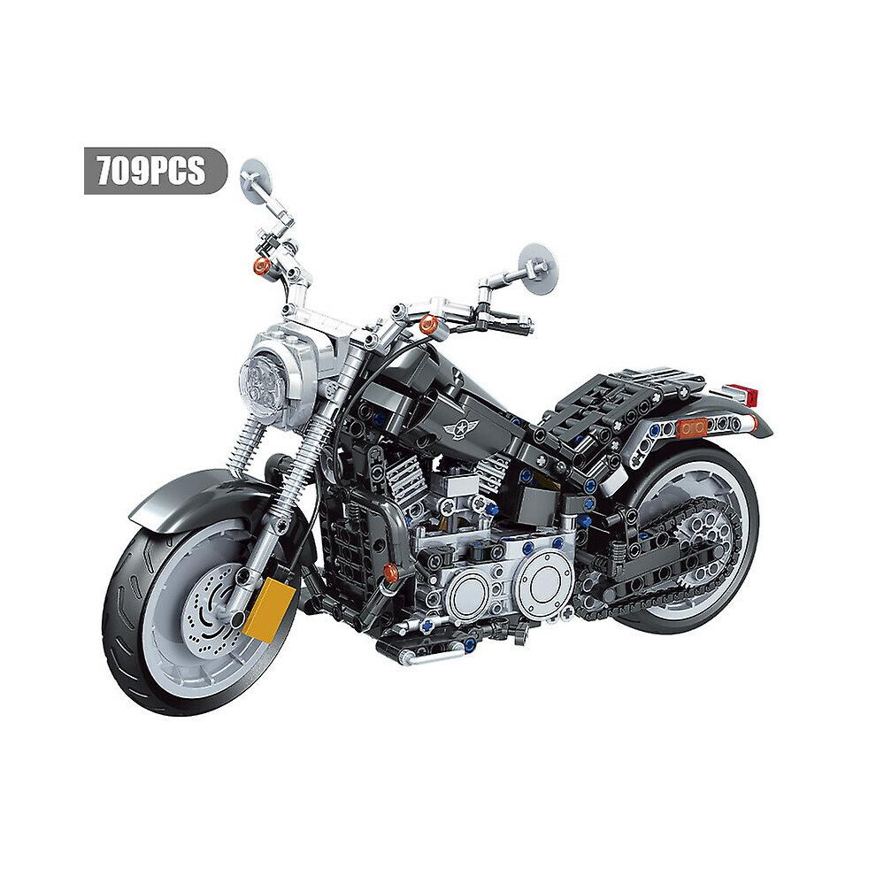 Maxpower Harley Motorcycle Model Building Blocks Speed Racing Kits Children's Toys