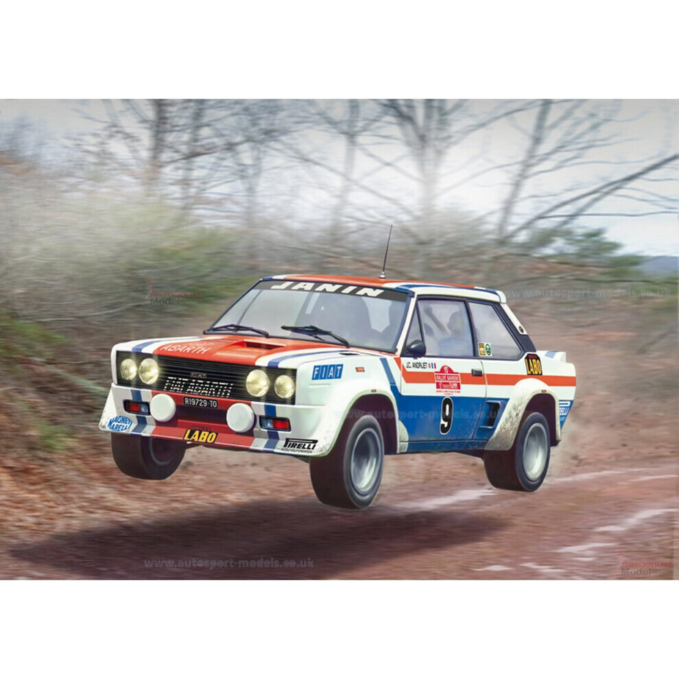 Maxpower 1/24 Scale Fiat 131 Abarth 1977 Sanremo Rally Winner Model Kit