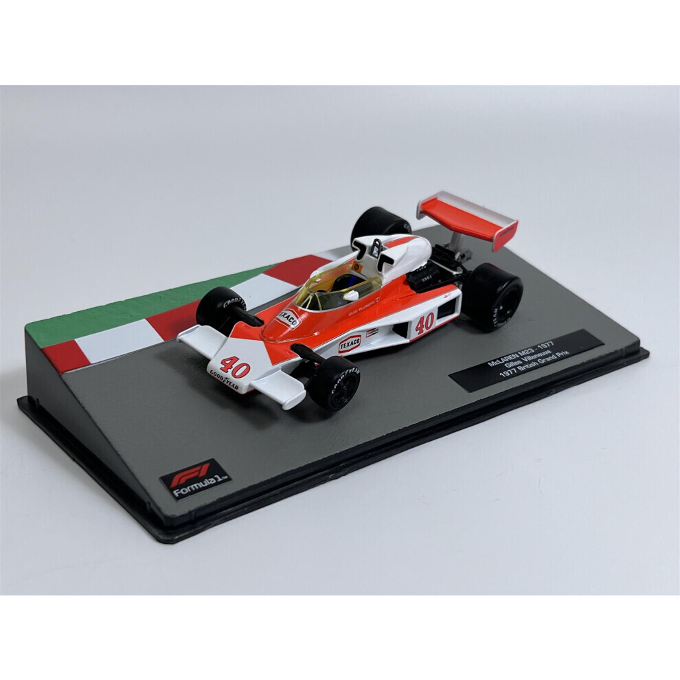Maxpower Gilles Villeneuve Mclaren M23 1977 British Grand Prix 1:43 Scale F1 Collection