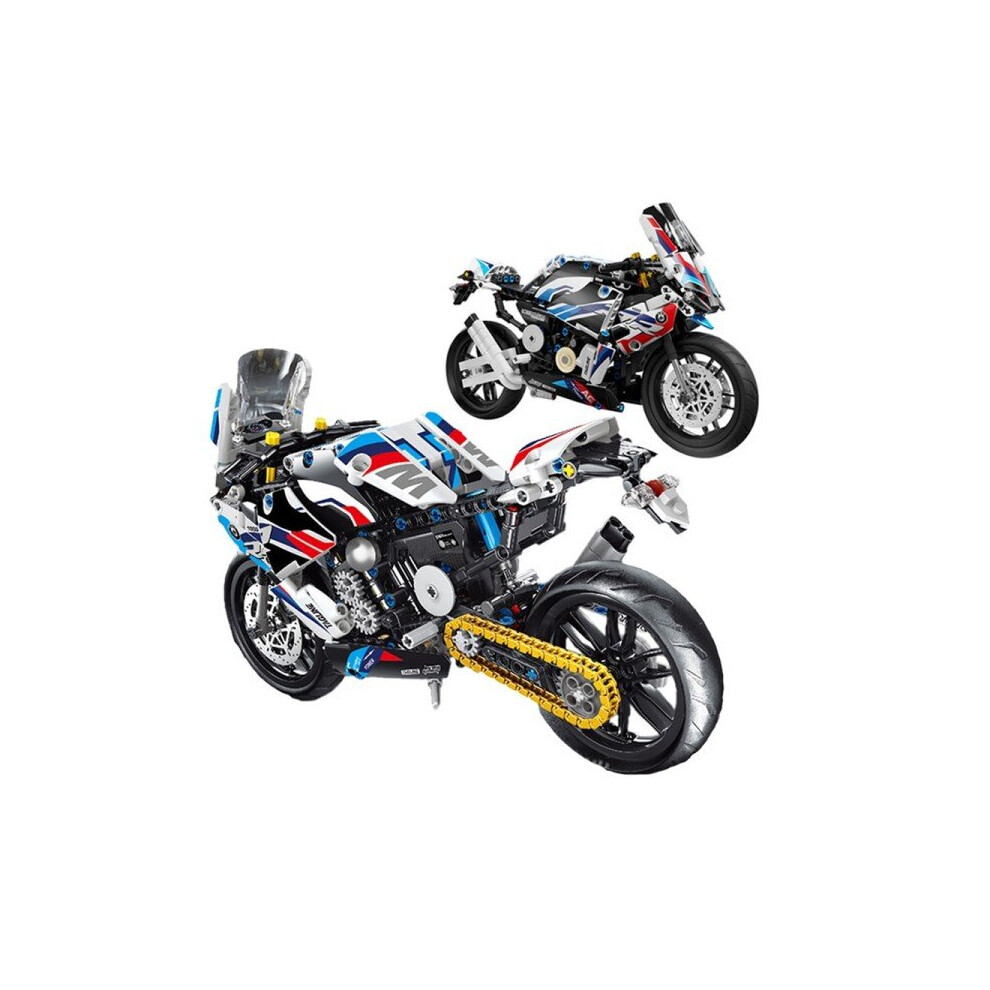 Maxpower Technical Motorcycle Car Model Building Block Moc Vehicles City Speed Racing Motorbike Toys