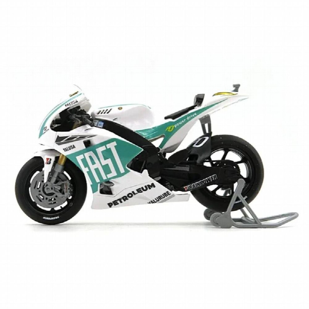 Maxpower 1Pcs 4D 1/18 Road Motorcycle Racing Yzr-M1 Simulation Assembly Model Pose Holiday Gift